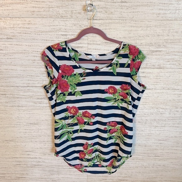 Charming Charlie Floral Blouse| SIZE S - Picture 1 of 5
